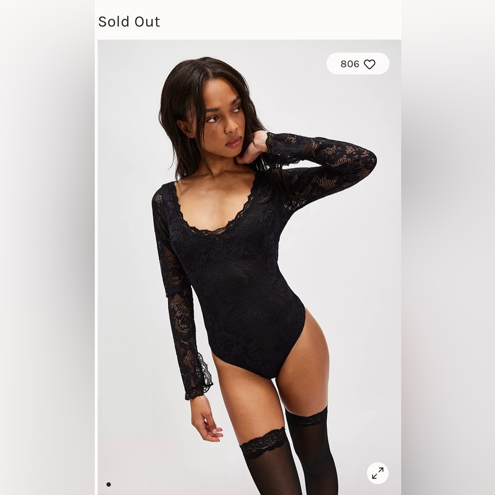 NWOT Free People Perfectly Fine Bodysuit